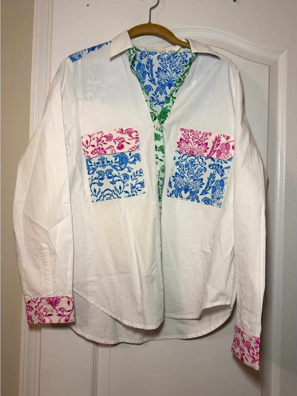 Roller Rabbit “Aitona” Button Floral Shirt
